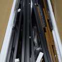 AFLUI Corner Bookshelf with LED Light Strips & 4 Fabric Drawers, 5-Tier Convertible Corner Shelf with Display Shelf, Large Wood Industrial Bookcase for Living Room, Bedroom, Home Office, Rustic Brown