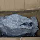 1200D Pontoon Boat Cover with Support Poles 2 Pack, Heavy Duty Pontoon Boat Cover, 17-20 ft Waterproof Boat Cover for Pontoon with Motor Cover, Adjustable 14 Tie Down Straps,Black