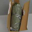 Bailix Muslin Duvet Cover Set Queen Size, 100% Washed Cotton Gauze Duvet Cover for All Seasons, Linen Like, 3 PCS, 1 Fluffy Duvet Cover(90"x90") with 2 Pillow Shams(20"x26"), Green