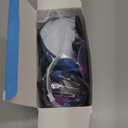 Silicone Cover Set Compatible with Oculus/Meta Quest 3, Touch Controller Grips Cover, VR Shell Cover, Facial Interface Cover, Protective Lens Cover, Tempered Glass Lens Caps (Aurora Blue)