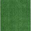 Ottomanson Artificial Grass Outdoor Runner Rug 2'7" x 10' Waterproof Astro Turf with Drainage Holes Patio & Lawn Decoration, Easy-Clean Dog Grass Mat