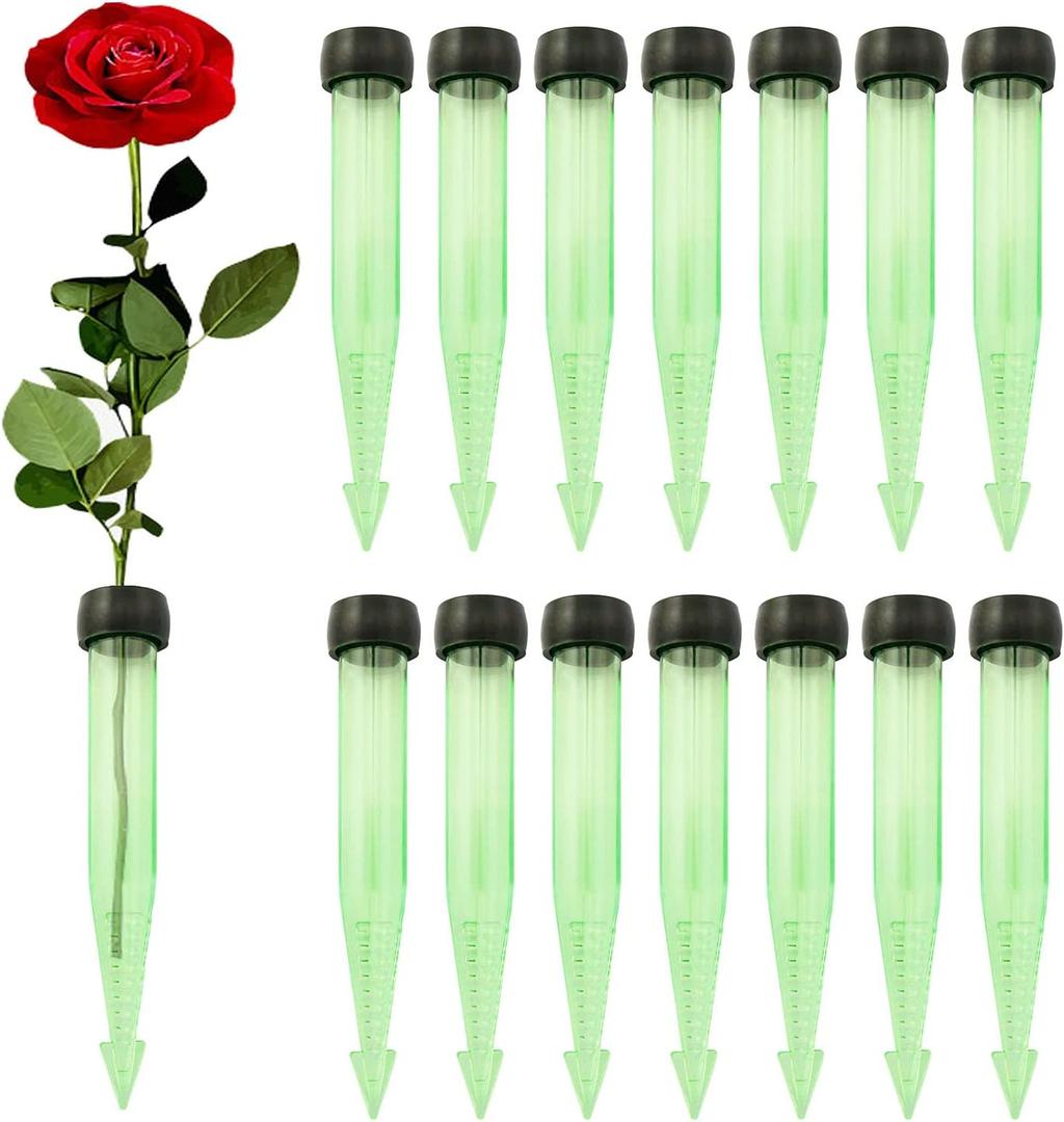 XGNG 36PCS Floral Water Tubes, Rose Flower Water Tubes, for Flower Arrangement