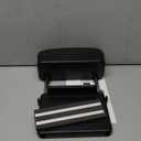 Car Console Armrest Box Arm Rest Height Adjustable Comfort Elbow Pad Universal (Black red)