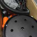 Drywall Sander, 1000W Popcorn Ceiling Removal Tool, Automatic Drywall Sander with Vacuum Dust Collection, LED Light, 6 Variable Speed 800-2200RPM,15Pcs Sanding Discs, Foldable & Extendable Handle (Orange Red)