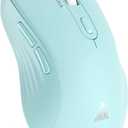 SOLAKAKA SM66 Green Silent Dual Mode Wireless Mouse for Laptop, Adjustable 4800 DPI,Rechargeable Computer Mouse for Bluetooth and Wireless Connection