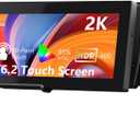 Prechen 16.2'' 2K QHD IPS 2608720 Touchscreen Secondary Monitor, IPS Stretched Bar LCD Travel Touch Display HDMI USBC, Portable Touch Screen for Laptop Computer Windows Aida64 GPU CPU RAM Monitoring