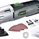 Genesis GMT15A 1.6 Amp Multi-Purpose Oscillating Tool and 19-Piece Universal Hook-And-Loop Accessory Kit with Storage Box