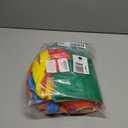 Aneco 25 Pack Reusable Non-woven Party Favor Bags 9.5×9.5 Inch Rainbow Gift Bag Goodie Treat Bags with Handles for Wedding Birthday Party