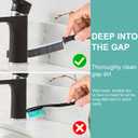 Crevice Cleaning BrushHard-Bristled Grout Brush2024 New Multifunctional Gap Cleaning Brush ToolDead Corners Brushes for Bathroom Kitchen Tiles Window Door Slots3pcs