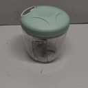 Multi-functional chopper drawstring hand blender household minced garlic puree supplement 900ml (mint green), Sun-19