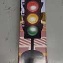 Kicko 11-Inch Traffic Lights Lamp with Base - 4-Mode Color Changing Stop Light Lamp for Kids Bedroom, Party Decoration or Playroom - Battery or USB Powered Mini Lighting - Ideal Traffic Light Decor