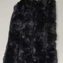 Neelvin Black Faux Fur Cozy Soft Striped Decorative Throw Pillow Covers 18x18 inch Set of 2,Velvet Pillowcase Cushion Case for Sofa Couch