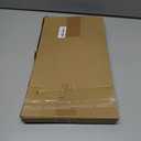 Retisee 1 Set Christmas Gingerbread House Decorations Foldable Christmas Gingerbreads House with LED Light and 2 Pcs Tree Xmas Village Home Decor Gift for Party (Gingerbread, Yellow)