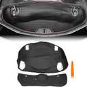 Rear Trunk Cargo Mat Liners,Binding Carpeted Full Size Mat fit for Corvette C8 Stingray Coupe 2020-2024,All Around Top Edge Protector Cover,Rear Storage Compartment Cargo Mat
