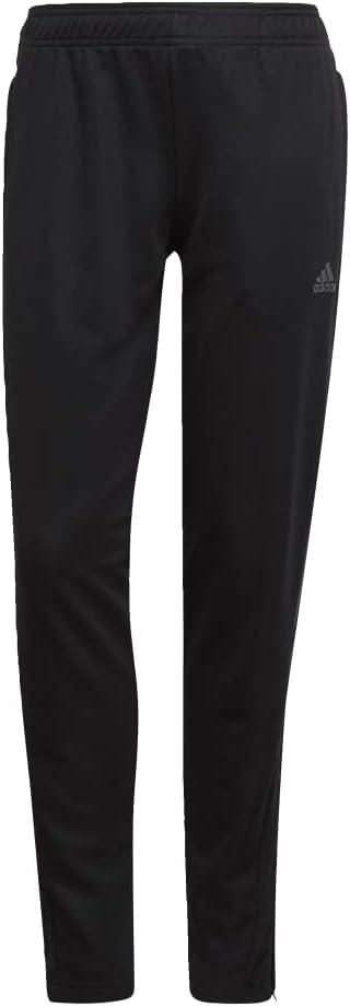 adidas Women's Tiro 21 Track Pants, Black/Dark Grey Heather, Small