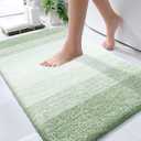 OLANLY Bathroom Rugs Mat 30x20, Extra Soft Absorbent Microfiber Bath Rugs, Rubber Backing, Quick Dry, Machine Washable Bath Mats for Bathroom Floor, Tub and Shower, Home Decor Accessories, Sage Green