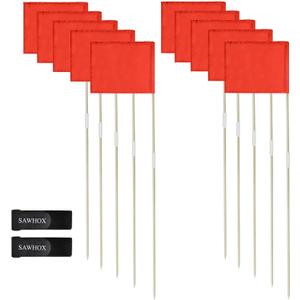 Soccer Corner Flags, Set of 10 67-Inch Fiberglass Corner Flags for Soccer Field