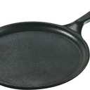 Lodge Cast Iron Griddle  10.5 Inch Round Pre-Seasoned Griddle Pan for Pancakes, Tortillas, and More  Induction, Grill, Oven & Campfire Compatible  Made in USA, Non-Toxic, PFAS-Free