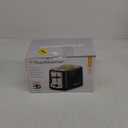 Toastmaster 2-Slice Toaster - Black with Stainless Steel - Kitchen Essential for Sandwich Bread & Breakfast Toast - Toaster with Wide Slots, High Rise Toast Lift & Cool-Touch Exterior