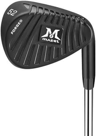 MAZEL Forged Golf Wedges for Men - Individual 48 52 54 56 58 60 Degree Wedge Right Hand Gap Wedge, Sand Wedge, Lob Wedge, Milled Face for More Spin