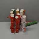 Zuffeloria 12 Pack Christmas Crackers with Prizes (No Snap Design), Holiday Table Favors for Kids and Family  Includes Toys, Jokes & Paper Hats Christmas Party Decorations