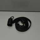 Heavy Duty Dog Leash with Dog Poop Bag Dispenser - 2 Handles by Padded Traffic Handle for Extra Control, 6foot Long - Perfect for Medium to Large Dogs (6 ft, Black)