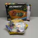 Gyro Stadium X Battle Set, 6 Spinning Tops, 2 Launchers and Blade Arena Featuring X Acceleration Rail, Birthday Gift Toys for Boys Aged 6+ Years Old (Yellow)