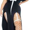 Leg Avenue Women's 3 Pc Sultry Sinner Costume With Dress, Collar, Head Piece (2X)