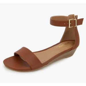 Kenneth Cole REACTION Women's Viber 2 Piece Wedge Sandals, Size 9