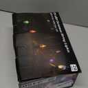 C9 Christmas Pathway Lights Outdoor LED - 24.2 Feet String Lights with 20 Bulbs, Waterproof Christmas Path Lights with Stake for Yard, Garden, Lawn, Walkway, Driveway, Sidewalk, Warm White (1 Pack)