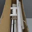 Lattice Design Outdoor Planter Box - 14.75 Square 13 Tall White Plant Pot - Decorative Plant Pots for Front Porch Decor - Flower Pots Outdoor Planters for Porch Patio or Garden Decor by Pure Garden