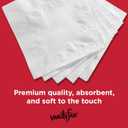 Vanity Fair Everyday Paper Napkins, 200 Count, Disposable Napkins Made Soft And Smooth For Everyday Meals