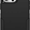 OtterBox iPhone 15 Pro MAX (Only) Commuter Series Case - Black, Slim & Tough, Pocket-Friendly, with Port Protection