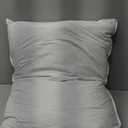 Goose Down Feather Pillows Hotel Collection Bed Pillow for Sleeping,100% Cotton Fabric, Good for Side and Back Stomach Sleeper Standard Size (1 Pack, White) (Standard (Pack of 1))