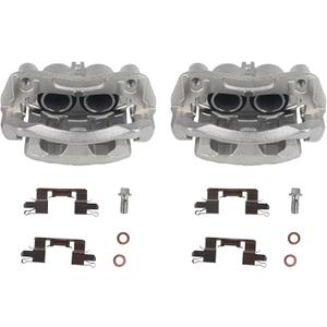PAROD Front Disc Brake Caliper Fit for 2005-2020 Nissan Frontier, 2005-2012 Pathfinder, Xterra, 2009-2012 Suzuki Equator 4.0L V6 with Bracket,Replace#19B3123A 19B3122A