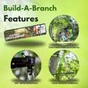 Slackers Build-A-Branch Tree Swing Hanging Kit Turn Any Healthy 12"+ Diameter Tree into a Swinging Tree Secure Outdoor Mount for Backyard Tree Swings