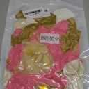 Pink Gold Balloons Set, 60Pcs 12 Inch Pastal Baby Pink Metallic Gold White Balloon with Gold Confetti Latex Balloons for Girls Women Birthday Wedding Baby Bridal Shower Party Decorations Supplies