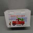 Lewondr 7.8FT Car Inflatables, Waterproof Light Up Red Truck Christmas Decor, Blow Up Christmas Yard Decorations with Built-in LED Light, Outdoor Christmas Decorations Inflatable for Garden Yard, Red