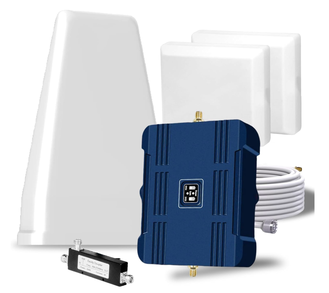 Cell Phone Booster for Home & Multi-Room,Up to 7,000 sq ft,Cell Phone Signal Booster for Band 5/12/13/17,Boost 5G 4G Data for All U.S. Carriers FCC Approved Cell Signal Booster