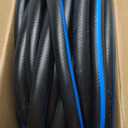 Heavy Duty Garden Hose 5/8" 75FT: Flexible Rubber Water Hose - Leakproof Hose Male to Female Fittings - Durable Hose for Yard, Lawn, Car Wash, Outdoor, Watering, Dark Blue