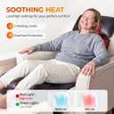 Full Body Massage Mat with Detachable Neck Massager,Shiatsu Back Massage Pad for Reclining Chair,10 Motors Vibrating Heating Pad,Whole Body Massager Mat for Pain Relief,Ideal Wellness Gift for Mom Dad