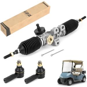 10L0L Golf Cart Steering Assembly for EZGO RXV Electric Gas 2008 & Up, Steering Rack Gearbox Assembly Golf Cart Parts 601500 618329