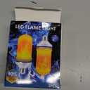 CPPSLEE Upgraded LED Flame Light Bulbs, 4 Modes Flickering Light Bulbs, E26 Base Fire Flame Bulb for Christmas Decorations Outdoor, Halloween Lights Patio Indoor Home Decor (Yellow, 2 Pack)