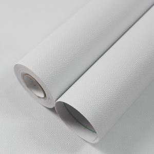 WADILE Grasscloth Peel and Stick Wallpaper 23.6in x 236in, Textured Contact Paper for Cabinets, Faux Linen Wall Paper Pull and Stick, Fabric Vinyl Wallpaper Self Adhesive White