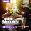 Indestructible Dog Toys for Aggressive Chewers, Heavy Duty Chew Proof Toys for Large Dogs, Durable Interactive Chew Toys for Adult Dogs with Anxiety Relief (Green)