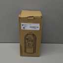 GAXmi Makeup Brush Holder with Lid Cosmetic Tools Organizer 360 Rotating Waterproof Dustproof Beauty Brushes Storage for Vanity, All Green