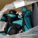 Baby Trend Hybrid SI 3-in-1 Combination Booster Seat, Hoboken Teal – Side-Impact Protection, 3-Stage Growth Design, Adjustable Headrest, Cushioned Comfort