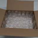 Clear Stemless Champagne Flutes Plastic 48 Pack - 9oz Plastic Champagne Glasses - Durable and Sturdy Mimosa Glasses For Parties - Shatterproof, Recyclable, BPA-Free, Smooth Rims.