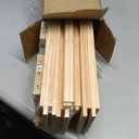 Nursry Shelves 32 inches Set of 3,Wood Floating Nursery Book Shelves for Wall,Wall Bookshelves for Kids,Transform Your Nursery into a Safe & Stylish Haven with Natural Wood Floating Shelves.