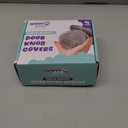 Child Safety Door Knob Cover (4 Pack) Hard-to-Remove Dual-Lock Door Handle Covers for Kids - Reusable Baby Proof Door Knob Locks - Installs Easily, No Tools Needed (Transparent)